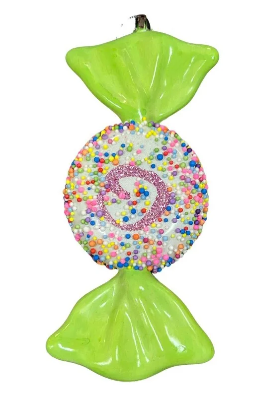 9" Sprinkle Candy Ornament: Green